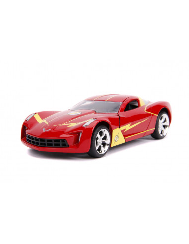 Masinuta Metalica Flash 2009 Chevy Corvette Scara 1 La
