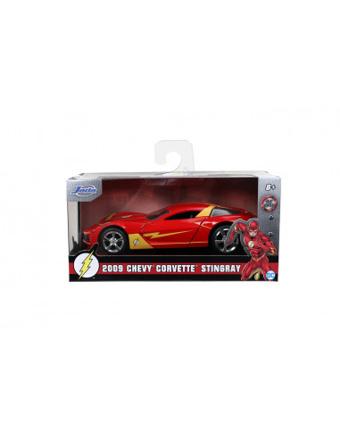 Masinuta Metalica Flash 2009 Chevy Corvette Scara 1 La