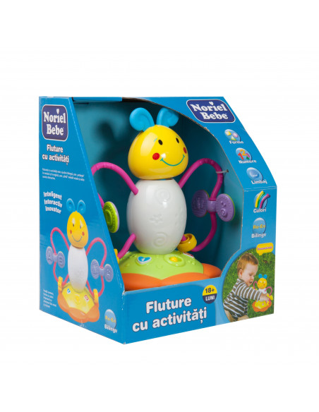Fluture Cu Activitati, Jucarie Bebelusi Noriel,Uniq6418 Fluture Cu Activitati, Jucarie Bebelusi Noriel,Uniq6418