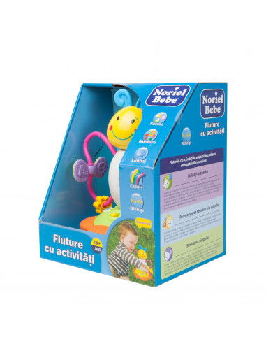 Fluture Cu Activitati, Jucarie Bebelusi Noriel,Uniq6418 Fluture Cu Activitati, Jucarie Bebelusi Noriel,Uniq6418