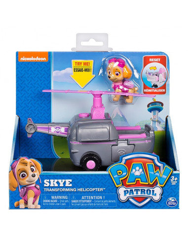 Figurina Cu Autovehicul Paw Patrol Elicopterul Lui