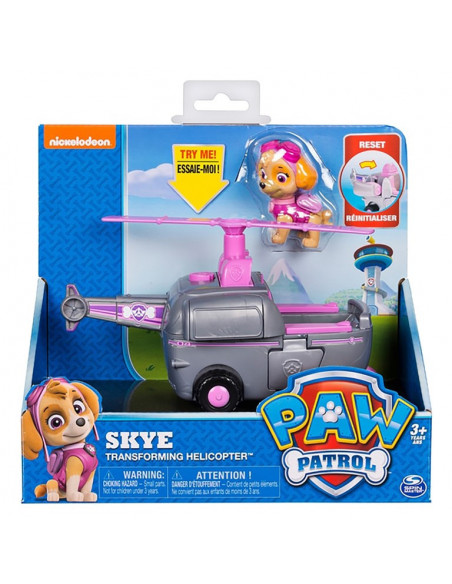 Figurina Cu Autovehicul Paw Patrol Elicopterul Lui