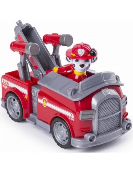 Figurina Si Autovehicul Paw Patrol Marshall Si Masina De