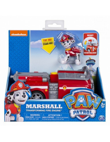 Figurina Si Autovehicul Paw Patrol Marshall Si Masina De