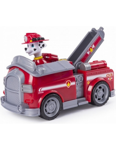 Figurina Si Autovehicul Paw Patrol Marshall Si Masina De