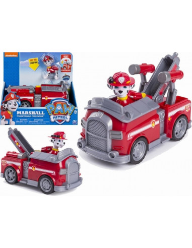 Figurina Si Autovehicul Paw Patrol Marshall Si Masina De