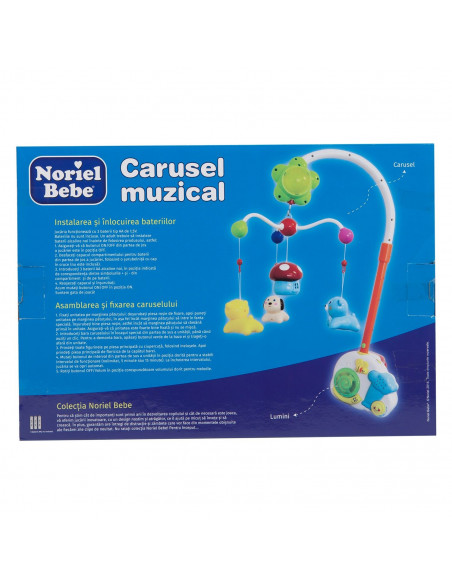 Carusel Muzical, Jucarie Bebelusi Noriel,Uniq6449