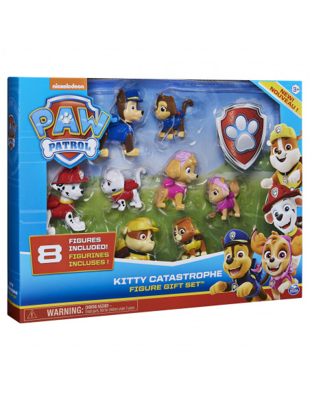 Patrula Catelusilor Set 8 Figurine Seria Pisicutele