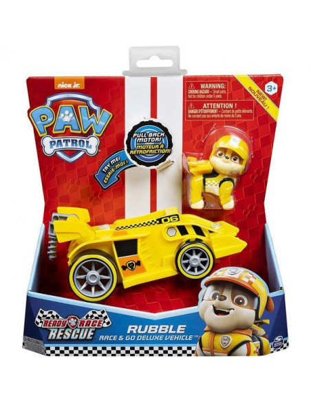 Patrula Catelusilor Rubble Masina De Curse Cu Sunete Si Motor