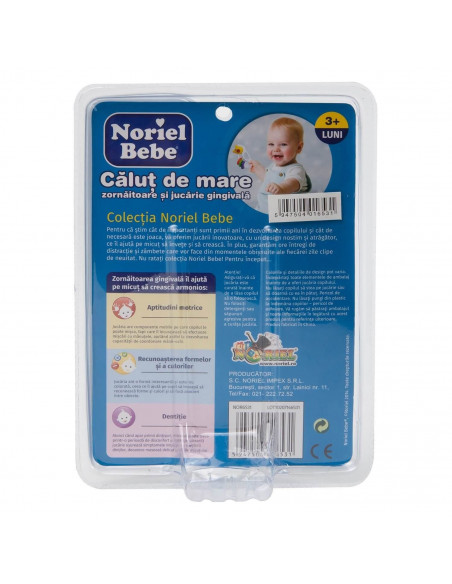 Zornaitoare Si Jucarie Dentitie Calut De Mare, Jucarie Bebelusi