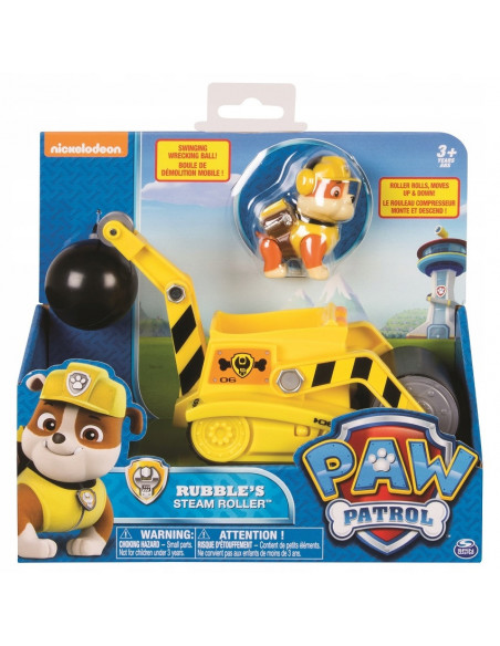Patrula Catelusilor Figurina Cu Autovehicul Buldozerul Lui