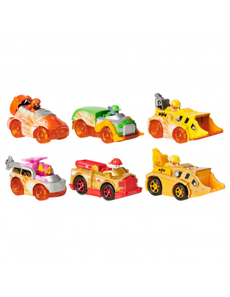 Patrula Catelusilor Set 6 Masinute Metalice Spark