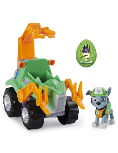 Patrula Catelusilor Set Vehicul Cu Catelus Rocky Si Figurina