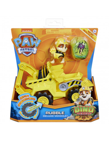 Patrula Catelusilor Set Vehicul Cu Catelus Rubble Si Figurina