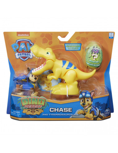 Patrula Catelusilor Set Figurina Catelus Chase Si Dinozaurul