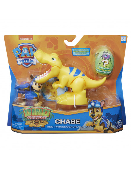 Patrula Catelusilor Set Figurina Catelus Chase Si Dinozaurul