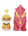 Patrula Catelusilor Set Figurina Catelus Rubble Si Dinozaur