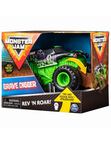 Monster Jam Macheta Grave Digger Seria Roar Scara 1 La
