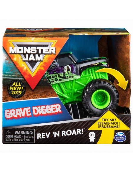 Monster Jam Macheta Grave Digger Seria Roar Scara 1 La