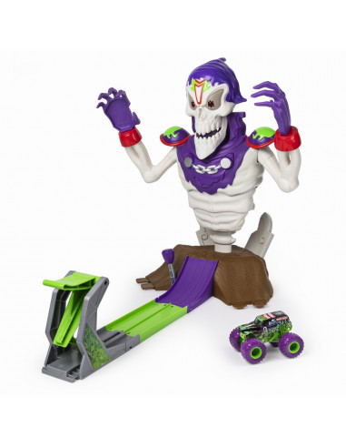 Monster Jam Pista Cu Lansator Doboara-l Pe Grimm,6046632