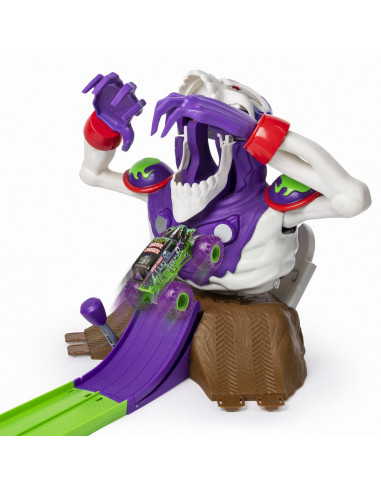 Monster Jam Pista Cu Lansator Doboara-l Pe Grimm,6046632