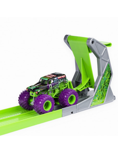 Monster Jam Pista Cu Lansator Doboara-l Pe Grimm,6046632