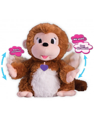 Maimutica Moki, Jucarie De Plush Pets Noriel,INT6680_001