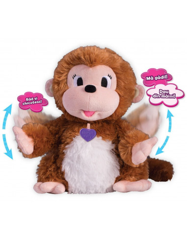 Maimutica Moki, Jucarie De Plush Pets Noriel,INT6680_001