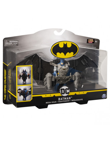 Figurina Batman 10cm Cu Mega Accesorii Pentru