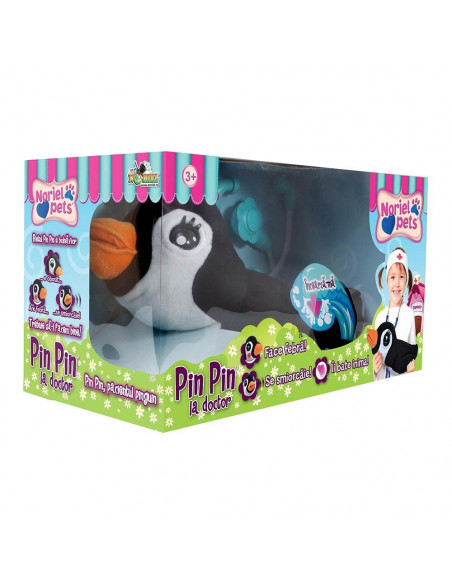 Pinguinul Pin Pin La Doctor, Jucarie De Plus Noriel,NOR4339