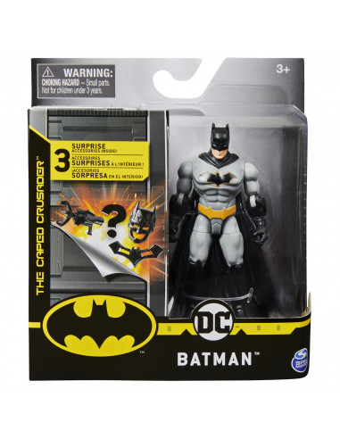 Figurina Batman Costumatie Gri 10cm Cu 3