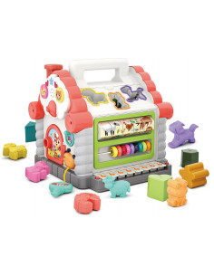 Casuta Educativa A Animalutelor Cu Sunete Si Lumini,739 2