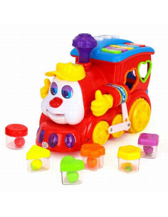 Trenulet Educativ Cu Forme Sunete Si Lumini,556 2