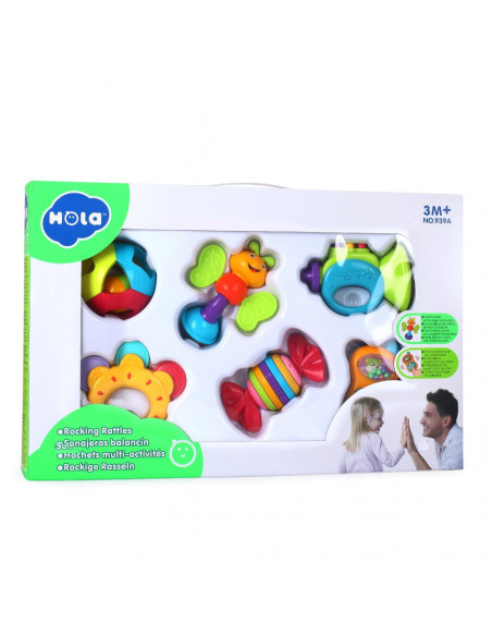 Set 6 Jucarii Zornaitoare Pentru Bebelusi,939A