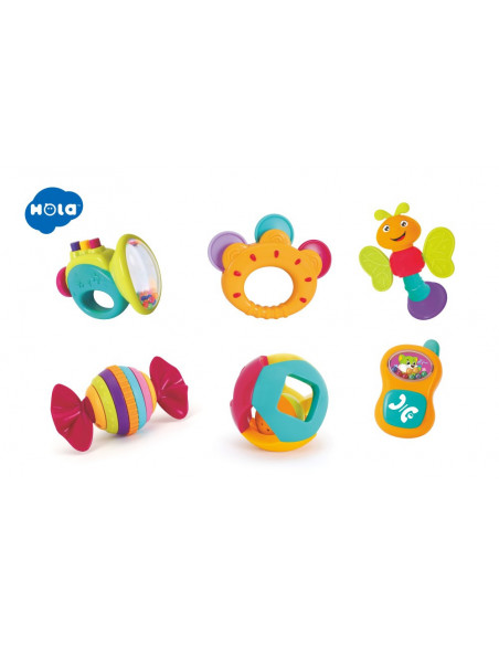 Set 6 Jucarii Zornaitoare Pentru Bebelusi,939A