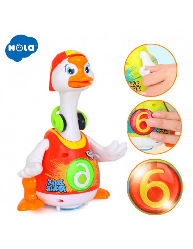 Ratoiul Dansator Rosu Cu Lumini Si Melodii,828_Rosu