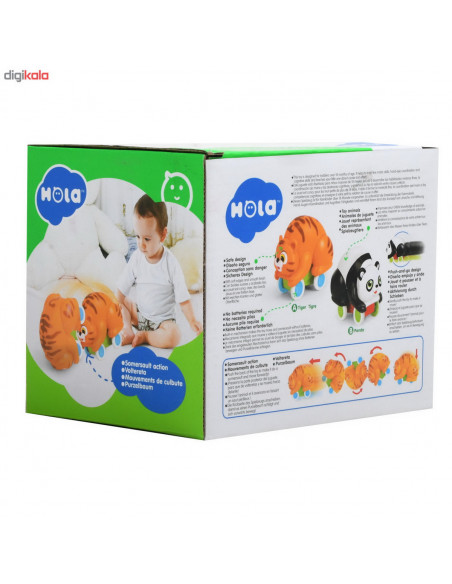 Jucarie Bebe Tigrutul Buclucas Push And Go,3120A_TIGRU