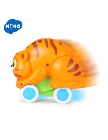 Jucarie Bebe Tigrutul Buclucas Push And Go,3120A_TIGRU