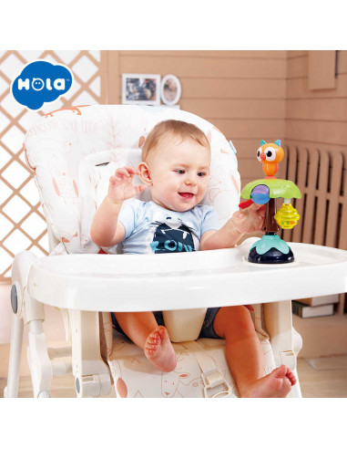 Jucarie Bebe Cu Ventuza - Bufnita,3150B