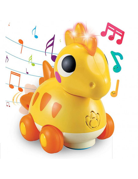 Baby Dino Stegosaurus Cu Sunete Si Lumini,6110D