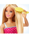Barbie Set Baie Cu Dus Si Papusa Blonda,MTDVX51_FXG51