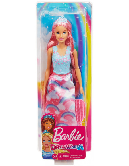 Barbie Barbie Printesa Cu Rochita Curcubeu,MTFXR94_FXR93