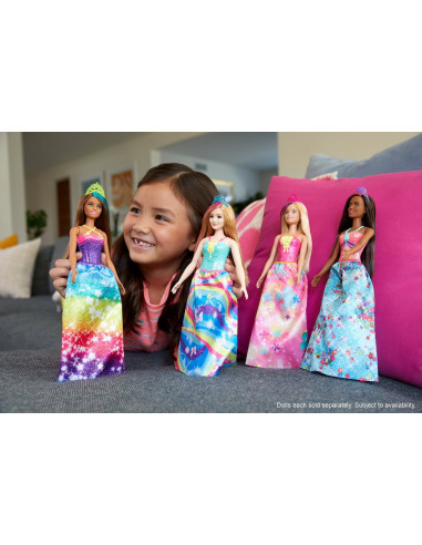 Barbie Papusa Printesa Dreamtopia Cu Coronita