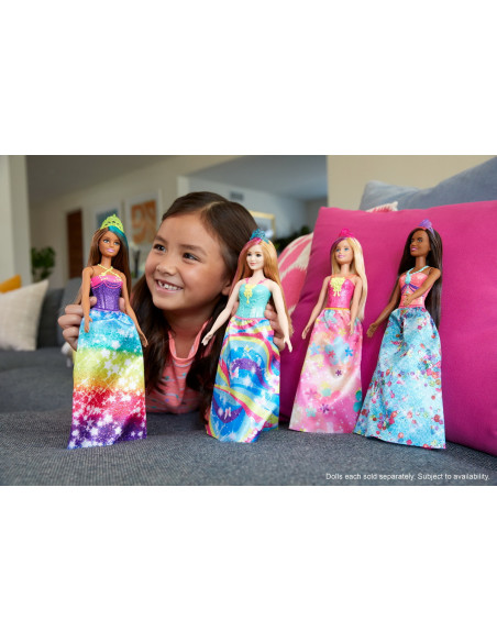 Barbie Papusa Printesa Dreamtopia Cu Coronita