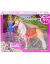 Barbie Set Papusa Cu Cal,MTFXH13