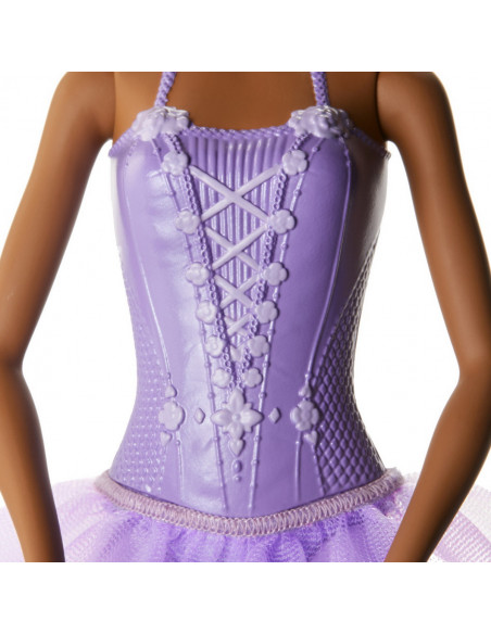 Papusa Barbie Balerina Creola Cu Costum Lila,MTGJL58_GJL61