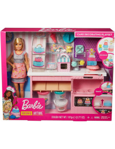 Barbie Set Atelier Cofetarie Si Papusa