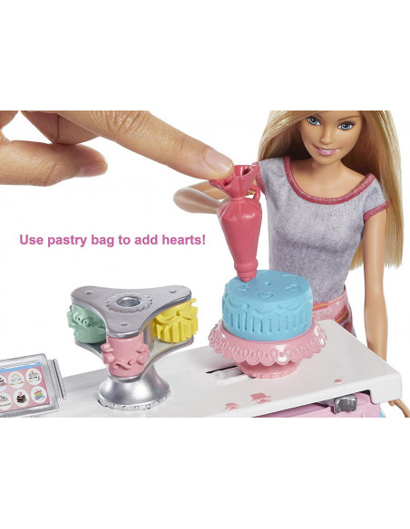 Barbie Set Atelier Cofetarie Si Papusa,MTGFP59