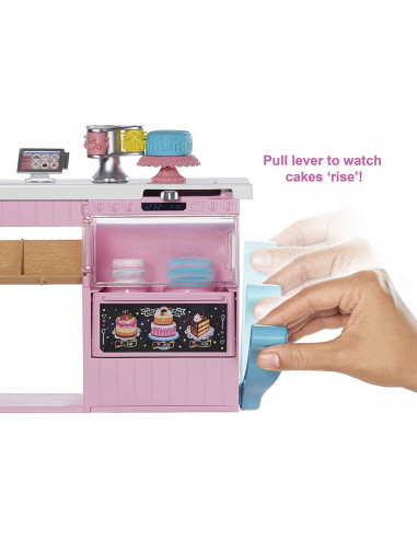 Barbie Set Atelier Cofetarie Si Papusa,MTGFP59