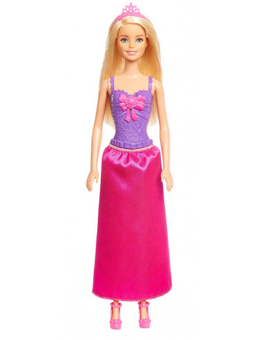 Barbie Papusa Printesa Cu Rochita Rosie,MTDMM06_GGJ94